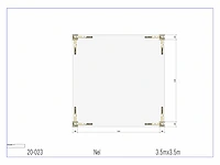 Douglas paviljoen 3,50x3,50 - afbeelding 6 van  11