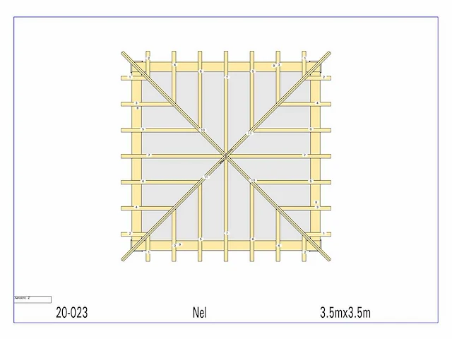 Douglas paviljoen 3,50x3,50 - afbeelding 7 van  11