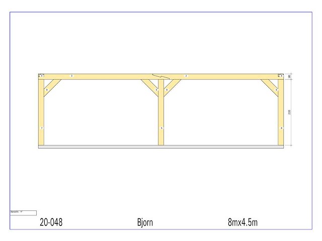 Douglas paviljoen 4,5x8 - afbeelding 9 van  14