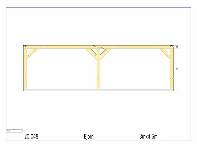 Douglas paviljoen 4,5x8 - afbeelding 9 van  14