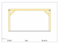 Douglas paviljoen 4,5x8 - afbeelding 8 van  14