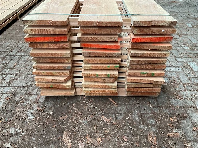 Douglas planken 33x300 mm (36x) - afbeelding 2 van  5