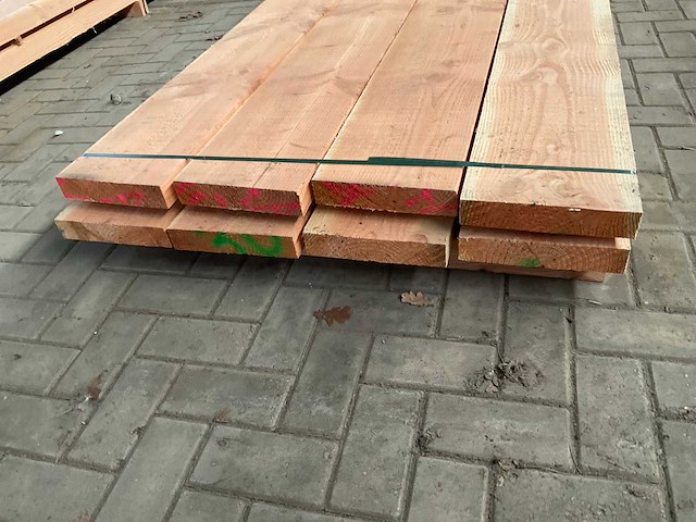 Douglas planken 50x250 mm (8x) - afbeelding 2 van  5