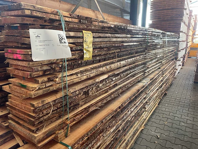 Douglas schaaldelen onbekantrecht 5000x225x22mm (33x) - afbeelding 1 van  3
