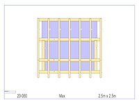 Douglas terrasoverkapping 2,5 x 2,5 - afbeelding 2 van  16