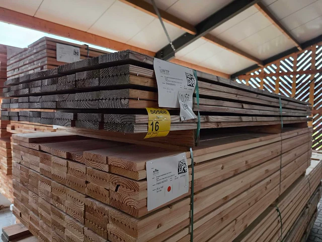 Douglas vlonderplanken 3000x140x25mm (56x) - afbeelding 1 van  3