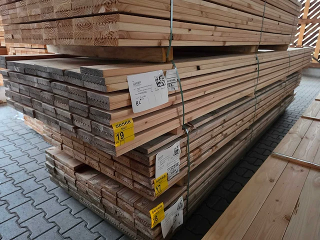 Douglas vlonderplanken 5000x140x25mm (82x) - afbeelding 4 van  4