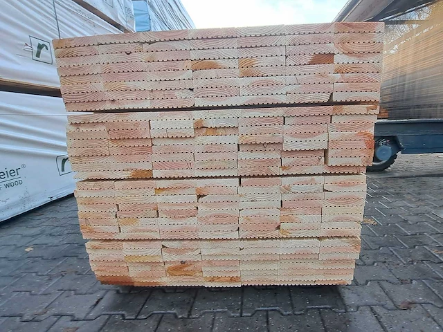 Douglas vlonderplanken 5000x145x28mm (112x) - afbeelding 3 van  3