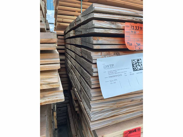 Douglas zweeds rabat 4000x190x26mm (120x) - afbeelding 1 van  3