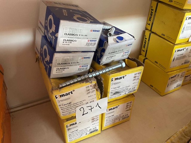 Dozen beton bouten en pluggen - afbeelding 3 van  4