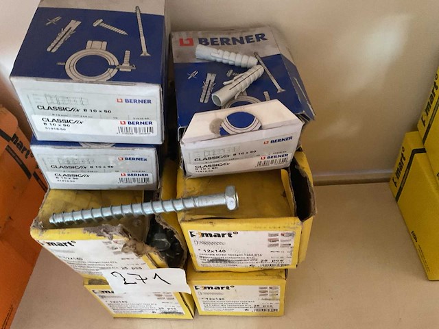 Dozen beton bouten en pluggen - afbeelding 4 van  4