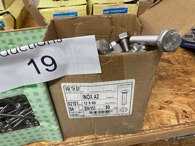 Dozen hard hout schroeven - afbeelding 2 van  7