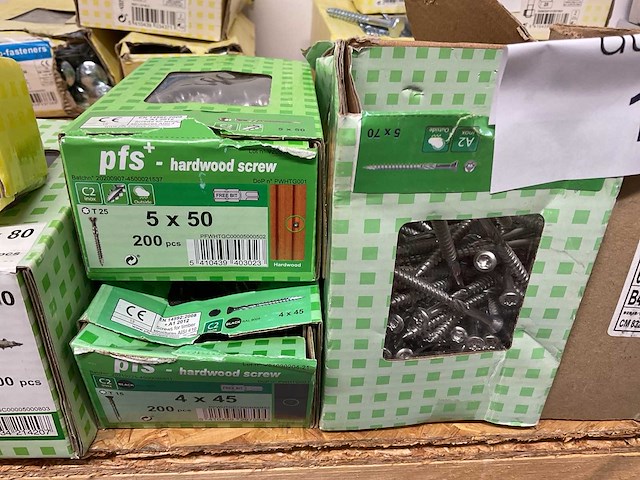 Dozen hard hout schroeven - afbeelding 3 van  7