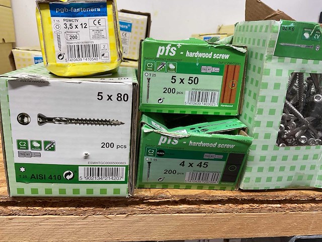 Dozen hard hout schroeven - afbeelding 7 van  7