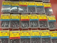 Dozen hout schroeven deels met bits - afbeelding 4 van  9