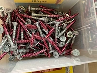 Dozen hout schroeven deels met bits - afbeelding 8 van  9