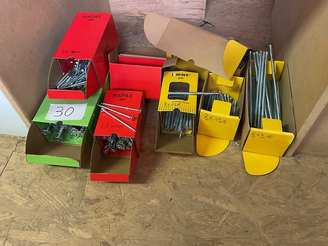 Dozen houtschroeven - afbeelding 1 van  7