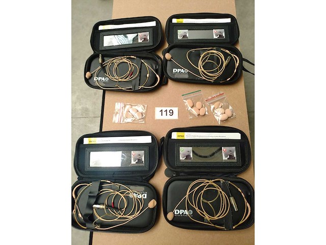 Dpa - 4088-f - 4x headset microphone - afbeelding 1 van  4