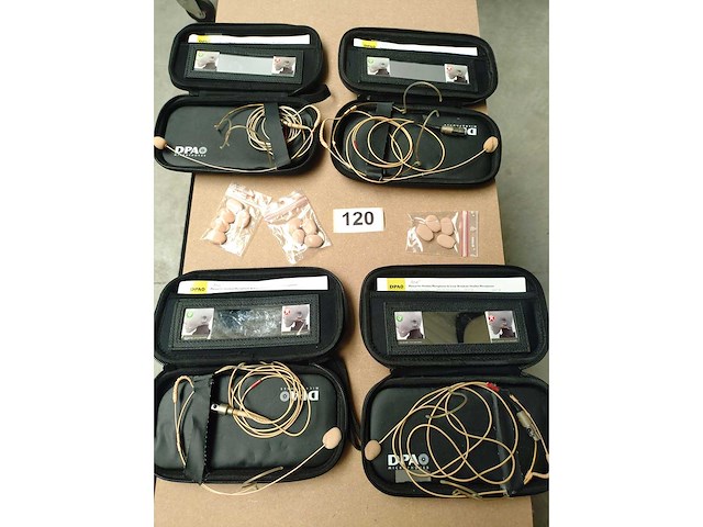 Dpa - 4088-f - 4x headset microphone - afbeelding 1 van  4