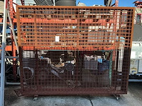 Draad hekken op mobiele kar (3x) - afbeelding 2 van  2