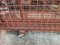 Draad hekken op mobiele kar (3x) - afbeelding 1 van  1