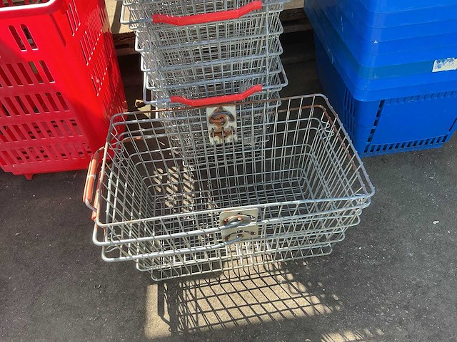Draad winkelmandjes (40x) - afbeelding 1 van  3