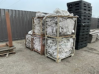 Draadcontainer met bigbags (5x) - afbeelding 1 van  5