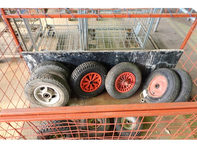 Draadkooi met diverse wielen - afbeelding 3 van  5