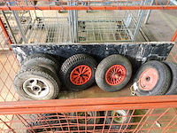 Draadkooi met diverse wielen - afbeelding 3 van  5