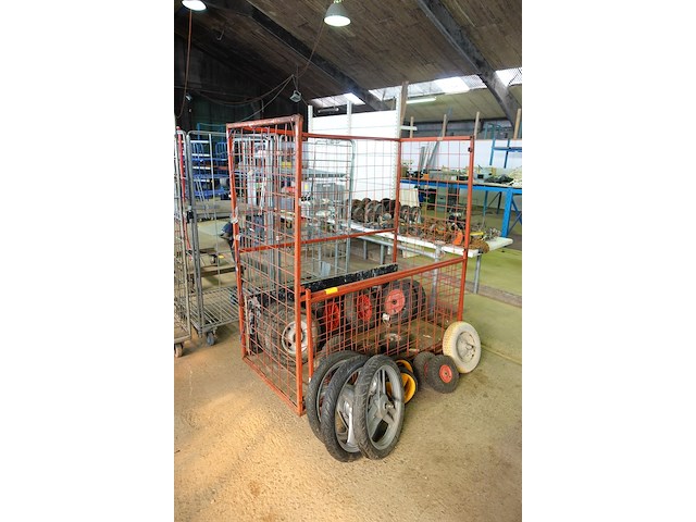 Draadkooi met diverse wielen - afbeelding 5 van  5