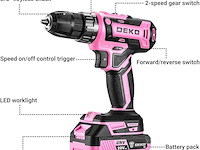 Draadloze boormachine - afbeelding 2 van  4