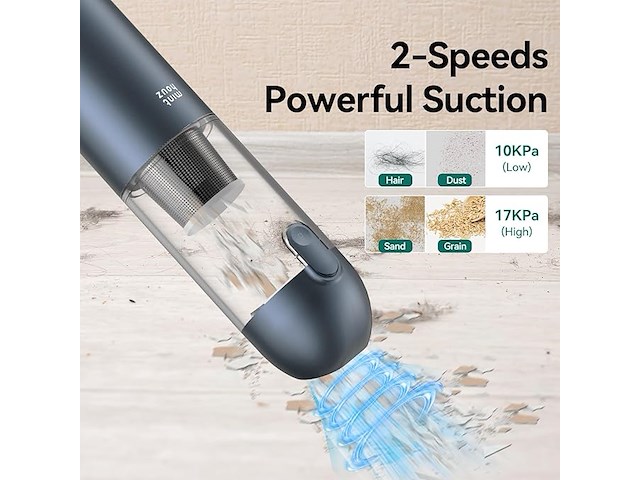 Draadloze handstofzuiger 3in1 blauw - afbeelding 8 van  8