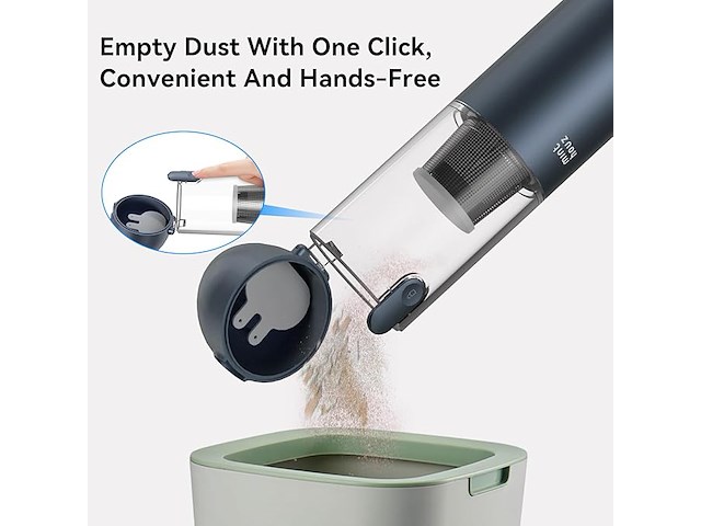 Draadloze handstofzuiger 3in1 blauw - afbeelding 7 van  8