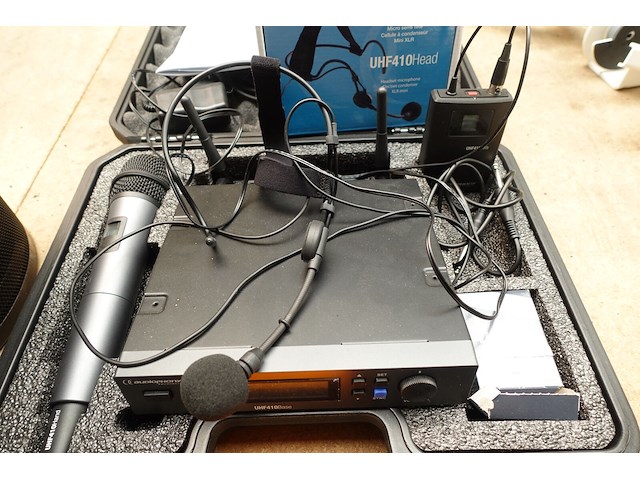 Draadloze headset + microfoonset - afbeelding 2 van  7