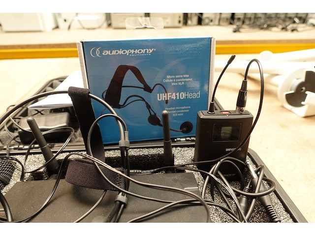 Draadloze headset + microfoonset - afbeelding 3 van  7