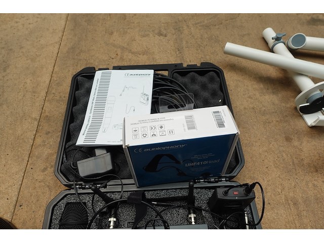 Draadloze headset + microfoonset - afbeelding 6 van  7