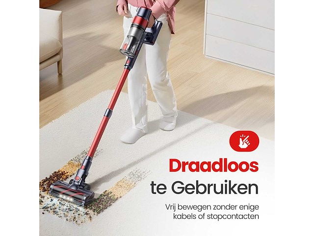 Draadloze steelstofzuiger – 2-in-1 – 120w - afbeelding 2 van  7