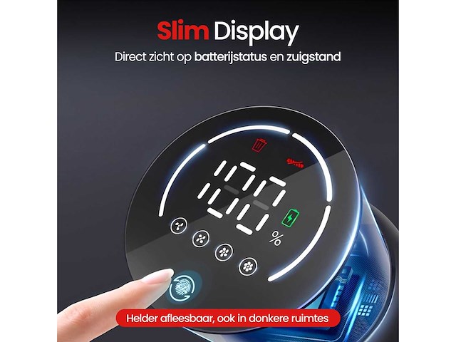 Draadloze steelstofzuiger – 2-in-1 – 120w - afbeelding 3 van  7