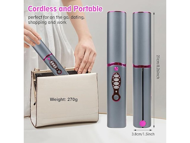 Draadloze stijltang - afbeelding 4 van  6