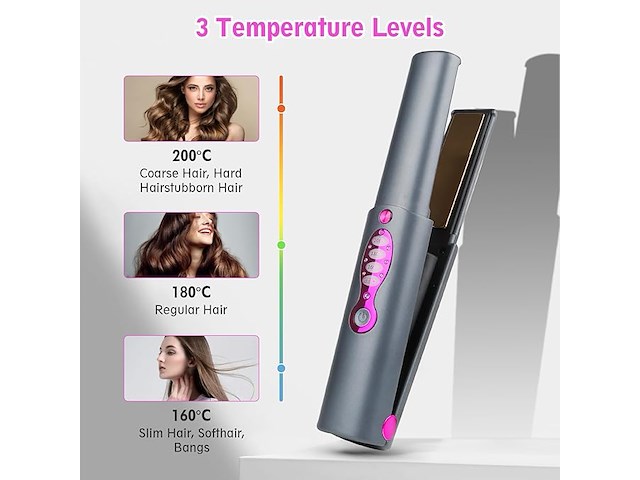 Draadloze stijltang - afbeelding 5 van  6