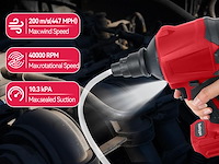 Draadloze stofblazer voor milwaukee, 18v accu - afbeelding 2 van  6