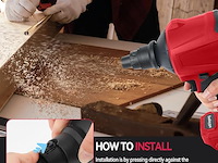 Draadloze stofblazer voor milwaukee, 18v accu - afbeelding 4 van  6