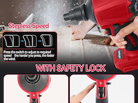 Draadloze stofblazer voor milwaukee, 18v accu - afbeelding 5 van  6