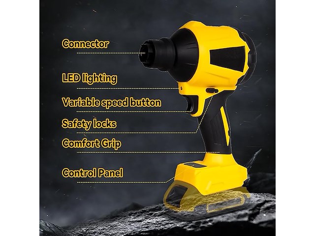 Draadloze stofblazer - afbeelding 2 van  5