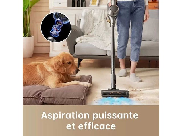 Draadloze stokstofzuiger dreame r20 - krachtige 190 aw - 90 minuten gebruiksduur - afbeelding 5 van  6