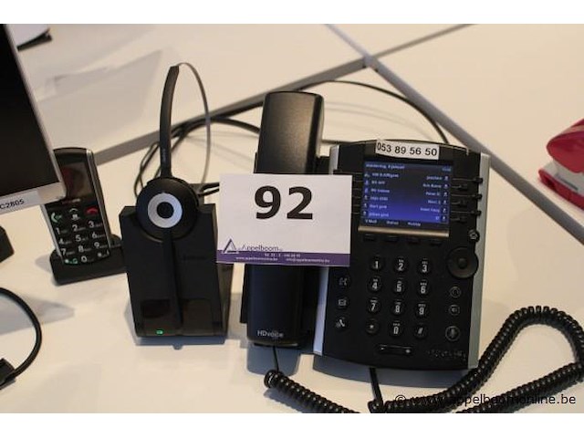 Draadloze telefoon - emporia - hd voice headset met basisstation - jabra vast telefoon - polycom - afbeelding 1 van  1