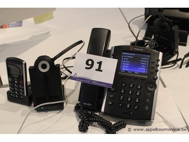 Draadloze telefoon - emporia - hd voice headset met basisstation - jabra vaste telefoon - polycom - afbeelding 1 van  1