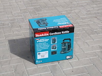 Draadloze waterkoker makita kt001gz xgt 40v 0.8l in doos nieuw - afbeelding 1 van  1