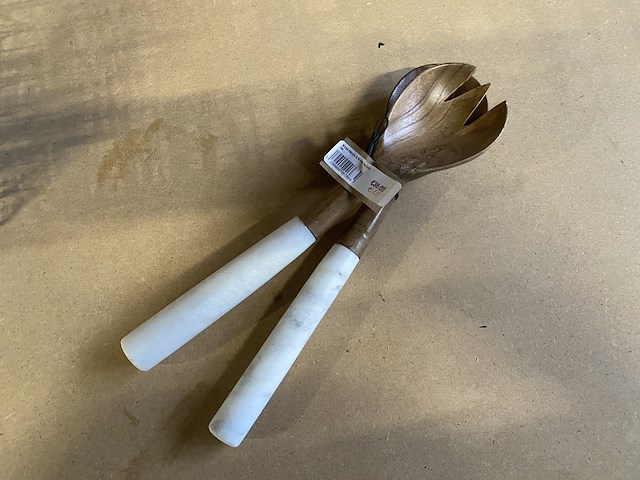 Draadmanden 30x23cm (4st) + marmer houten set - afbeelding 2 van  4