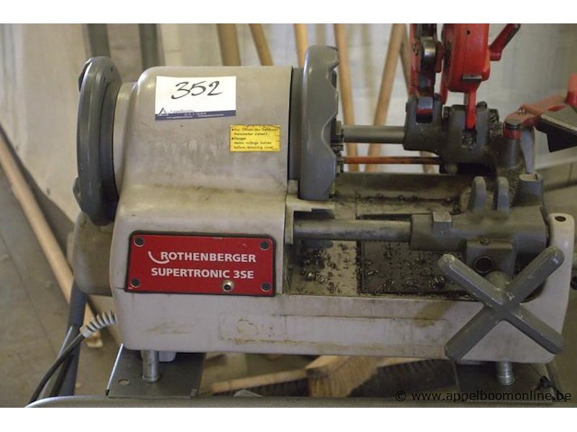 Draadsnijmachine rothenberger 3se, 1700w, sr nr 488671 - afbeelding 2 van  4